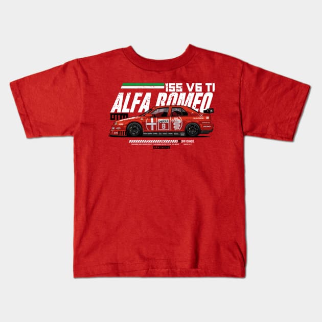 DTM - 155 V6 TI - CarCorner Kids T-Shirt by CarCorner - Automotive Artwork